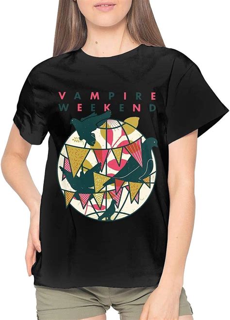Vampire Weekend T Shirt Womens Short Sleeve Blouse Cotton Shirt Fashion