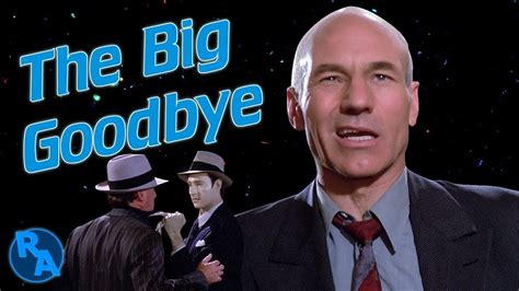 Star Trek Tng Review 1x12 The Big Goodbye Reverse Angle Youtube