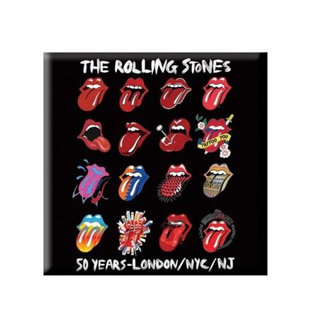 Rolling Stones Fridge Magnet Tongue Evolution 3 Inch Etsy