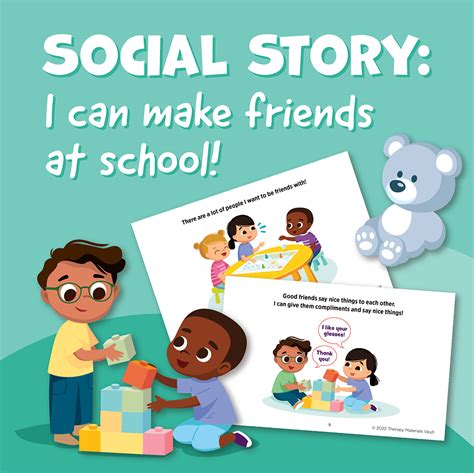 Social Story I Can Make Friends At School Tmv