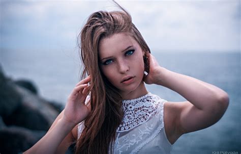 Find the perfect brown hair blue eyes stock photos and editorial news pictures from getty images. Wallpaper summer, look, girl, portrait, makeup, freckles ...