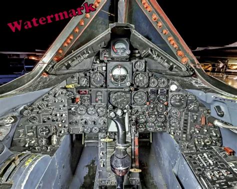 Photograph Aircraft Sr Blackbird Cockpit X Picclick