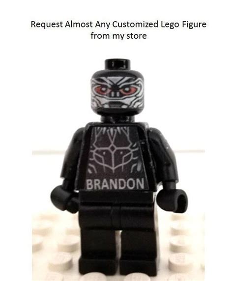 Lego Black Panther Personalized Custom Decal Black Panther Minifigure