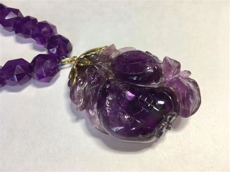 White gold is an alloy of gold and at least one white metal (usually nickel, silver, or palladium). Vintage 14K Yellow Gold Carved Amethyst Pendant and ...