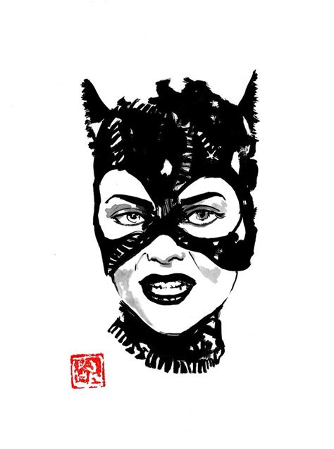 Wahrheit Suri Lizenzgebühren Catwoman Mask Drawing Viel Schönes Gut