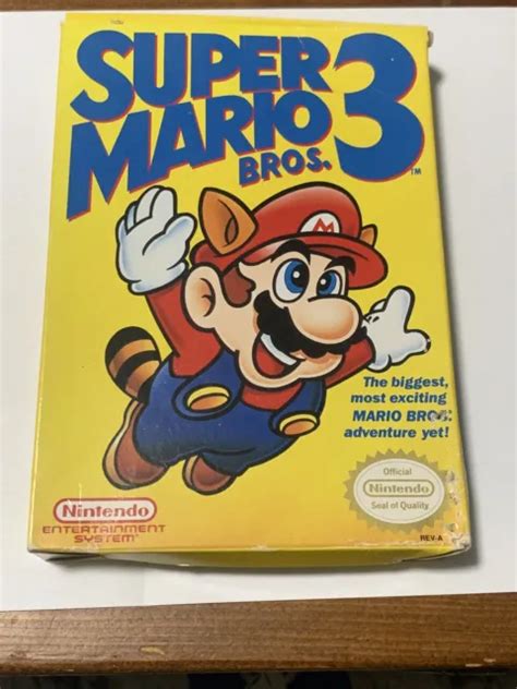 Super Mario Bros 3 Nes Nintendo Complete In Box Cib Good Condition