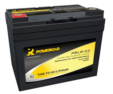 12v Poweroad 33ah Lithium Golf Trolley Battery Alpha Batteries