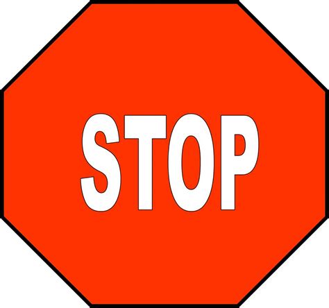 Stop Sign Printable Clipartsco Free Printable Stop Signs Download