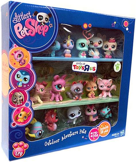 Littlest Pet Shop Outdoor Adventure Pets 15 Pack Hasbro Toys Toywiz