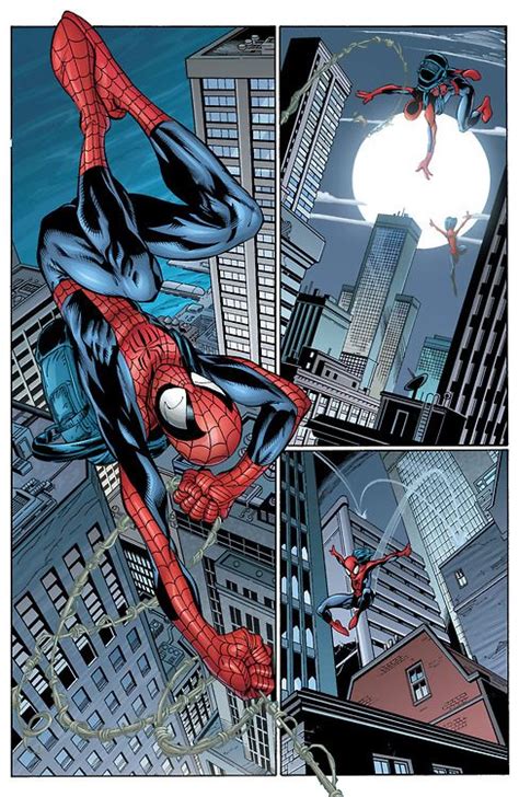 Spider Man By Mark Bagley Art Thibert Spiderman Art Spiderman