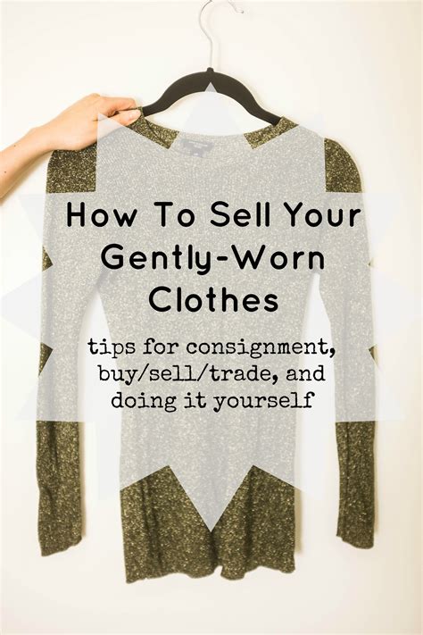 How To Sell Your Gently Worn Clothing Simplicity Relished