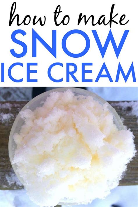 My brain storm is, since i would be interested to know how to make sweetened condensed almond milk homemade. How to Make Snow Ice Cream: Easy, Homemade, Snow Ice Cream ...
