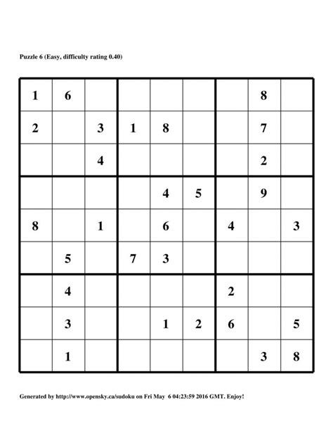 11:28 wired recommended for you. My Publications - Easy Sudoku, Vol. 1 - Page 4-5 - Created | Sudoku Printable