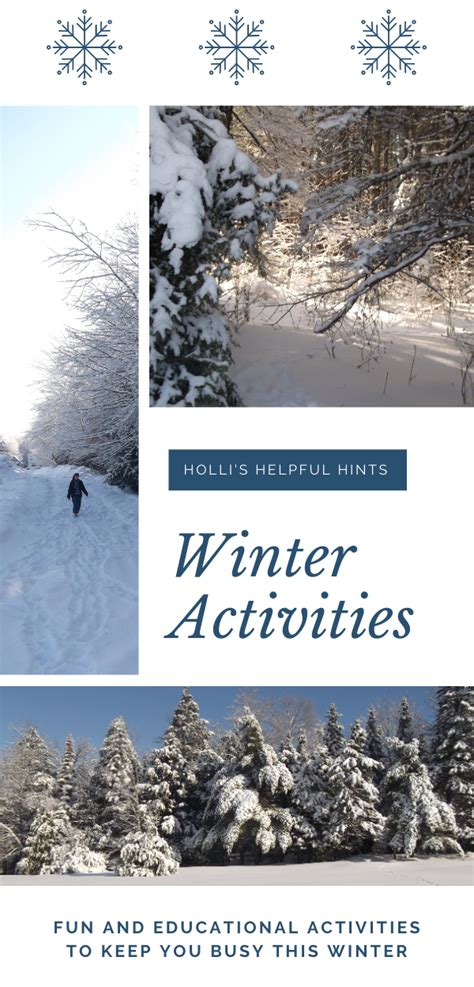 25 Fun Winter Activities To Do At Home Hollis Helpful Hints