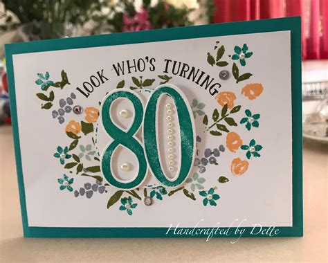 Pin By Megan Bogle On Cards Etc 80th Birthday Cards Birthday Cards