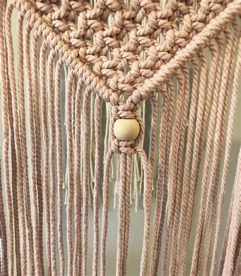 How To Make A Simple Macrame Wall Hanging With Beads Macra Made