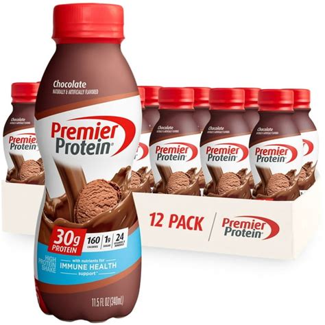 Premier Protein Shake Chocolate 30g Protein 115 Fl Oz 12 Ct