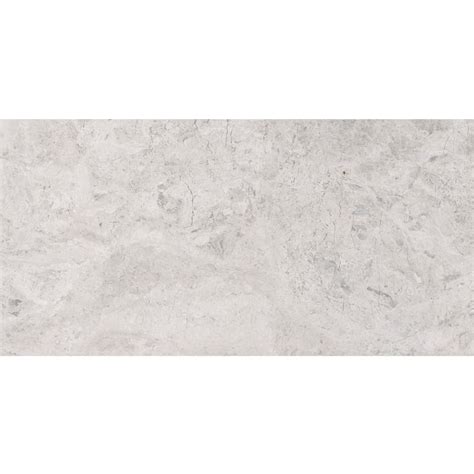 Silver Clouds Polished Marble Tile Swatch Custom Country Floors Of