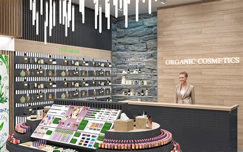 Organic Cosmetics Store Interior Design On Behance