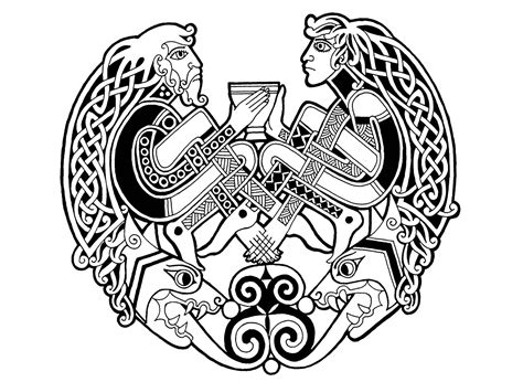 Traditional Celtic Folk Art Lineandthread