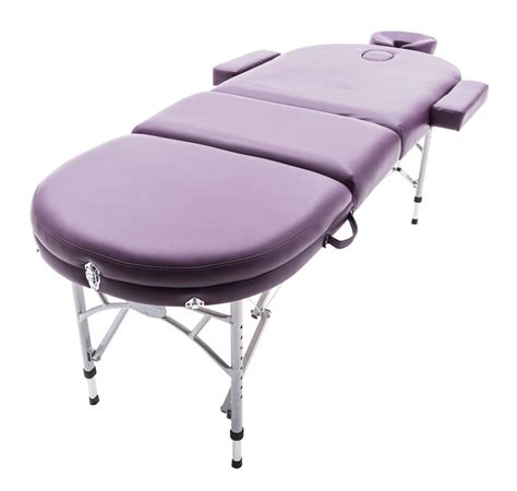 purple alu lite portable massage table bed spa reiki couch beauty therapy pad 1 5060261323183 ebay