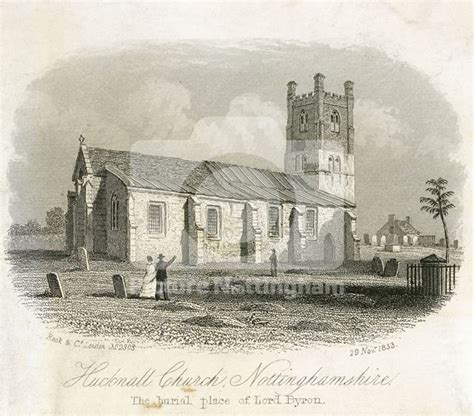 St Mary Magdalene Church Market Place Hucknall 1853