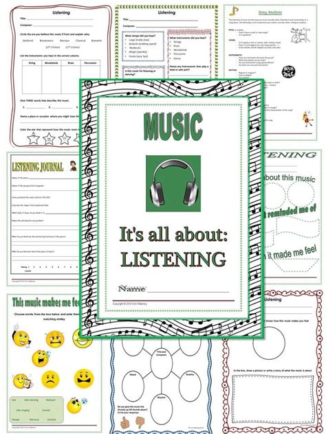 Music Listening Worksheets Printable And Digital Teaching Music