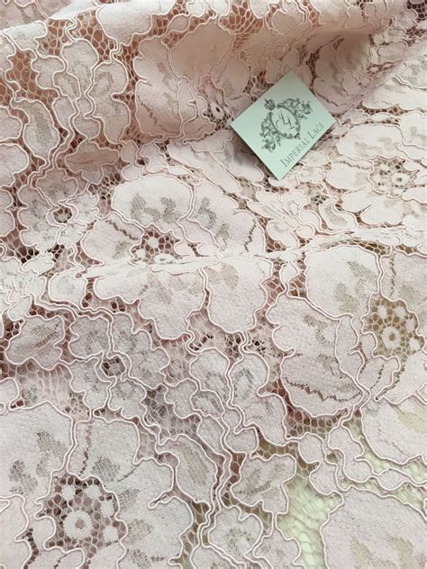 Light Pink Lace Fabric Guipure Lace Lace Fabric From