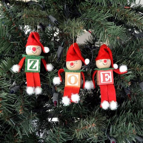 Alphabet Elves Christmas Ornaments Or Favor Classoffice T You