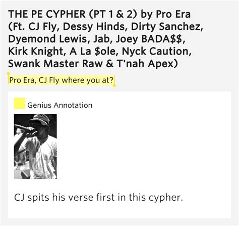 Pro Era Cj Fly Where You At The Pe Cypher Pt 1 And 2 By Pro Era