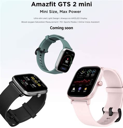 Amazfit Gts 2 Launched In India At Rs12999 With 165 Inch Amoled Screen Spo2 Monitoring Gps