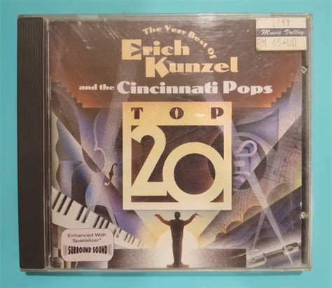 the very best of erich kunzel and the cincinnati pops top 20 us press cd hobbies and toys
