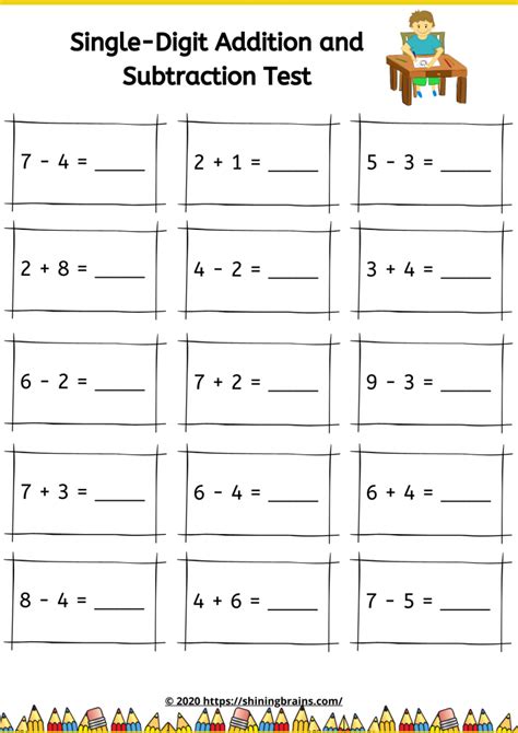 Checking Subtraction With Addition Worksheet