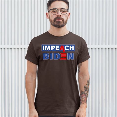 Impeach Biden T Shirt Sleepy Joe Biden Is Not My President 86 46 Mens