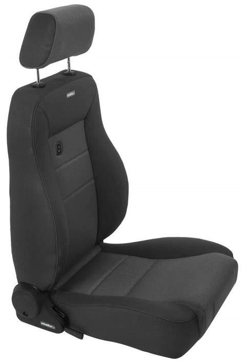 Bestop Trailmax Ii Pro Fabric Front Passenger Seat Black Denim