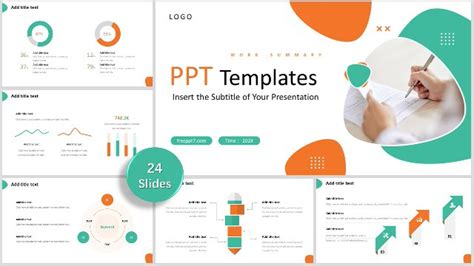 Excellent High End Work Report PowerPoint Template Google Slides