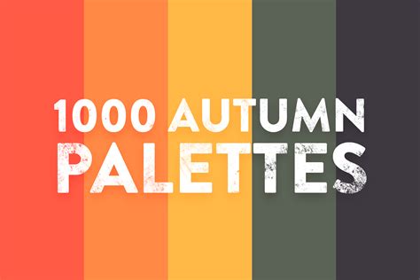 1000 Autumn Palettes Pixroad