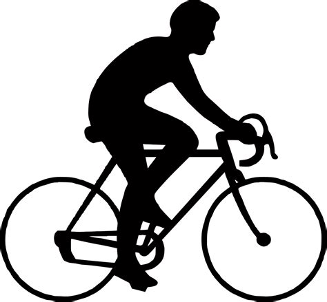 Bicycle Man Riding Free Vector Graphic On Pixabay