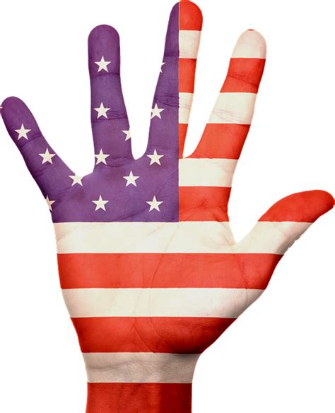Download Hand Flag America Royalty Free Stock Illustration Image Pixabay