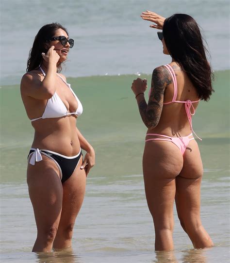 Vanessa Sierra And Sonya Mefaddi Pictured Showing Off Their Curves On