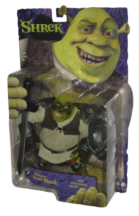 Shrek Dragon Battlin Mcfarlane Toys Action Figure W Sword And Helmet