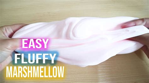 Easy fluffy slime recipe without shaving cream! DIY Easy making Fluffy Slime without shaving cream | Bikin fluffy slime mudah - YouTube