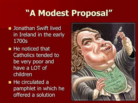 ppt the age of reason “a modest proposal” jonathan swift powerpoint presentation id 212155