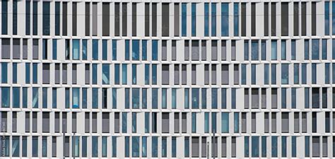 Modern Office Building Facade Architectural Pattern Stock Photo