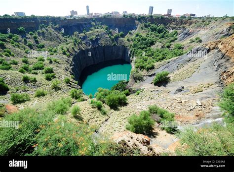The Big Hole Kimberley Diamond Mine Now Filled With Water South