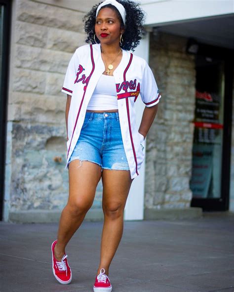 Womens Atlanta Braves Ronald Curated On Ltk Baseball Jersey Outfit