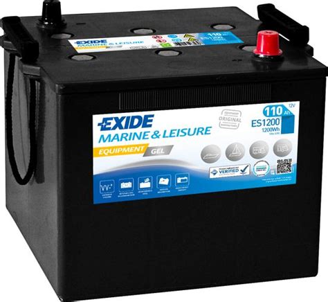 Es1200 Exide G110 Marine And Multifit Gel Leisure Battery 110ah