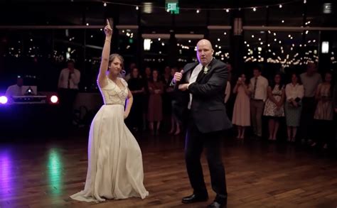 father daughter dance takes unexpected turn when they start busting out unbelievable moves