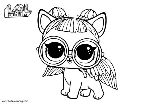 Lol Pets Coloring Pages Sugar Pup Free Printable Coloring Pages
