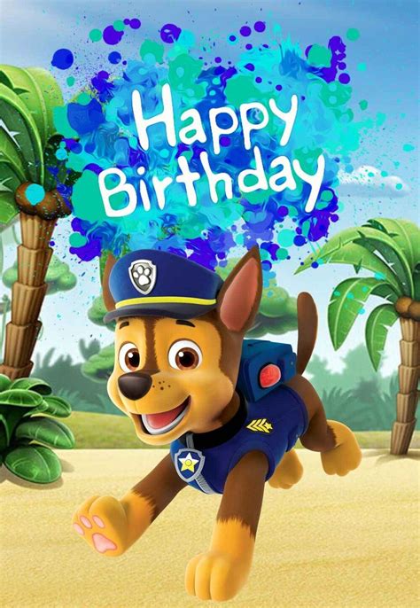 Download the free paw patrol table decoration centerpieces. Paw Patrol Printable Birthday Cards — PRINTBIRTHDAY.CARDS ...